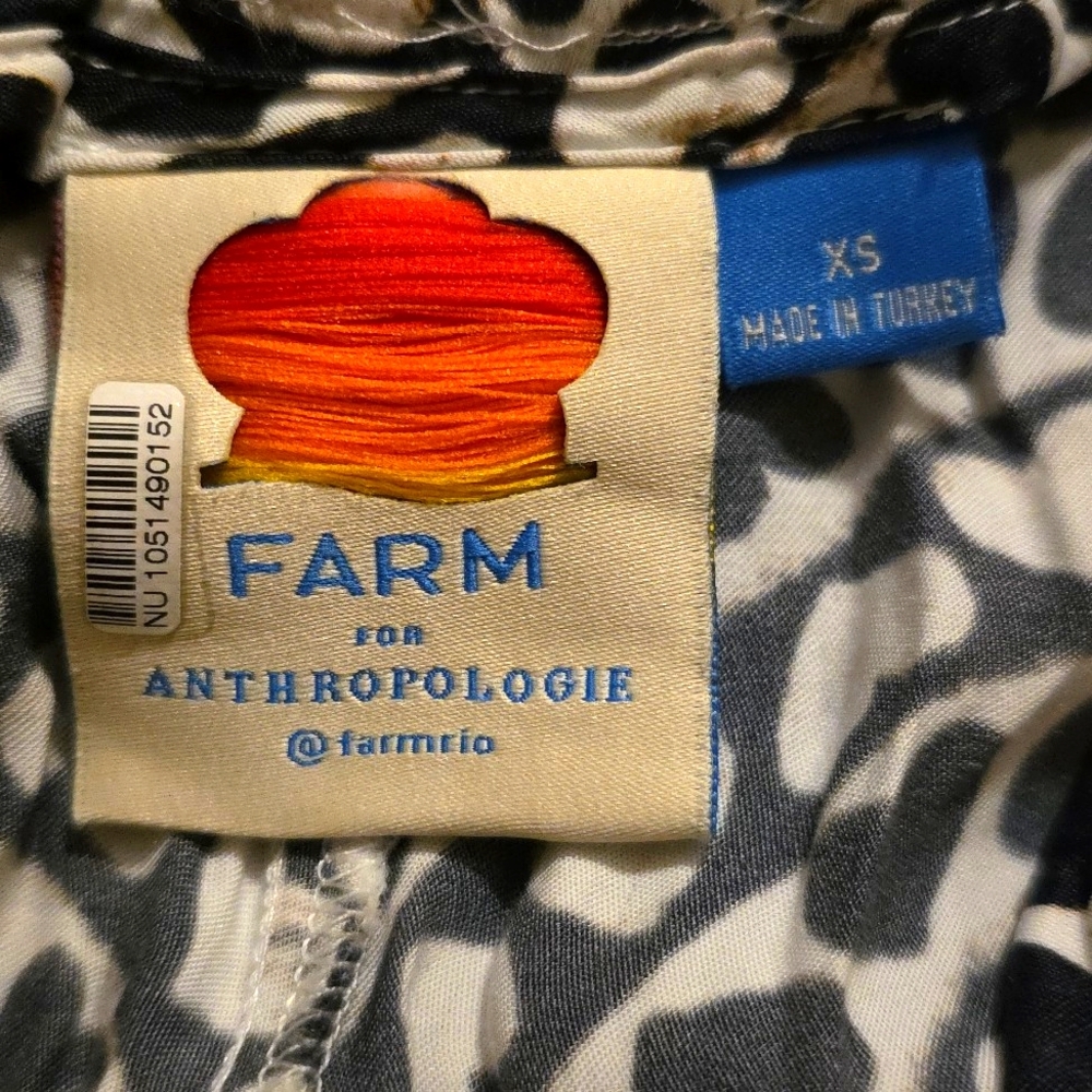 Farm Rio x Anthropologie Heart Pleated Wide-Leg Pant-Size XS-NWOT(never worn)🦜 - Picture 7 of 8